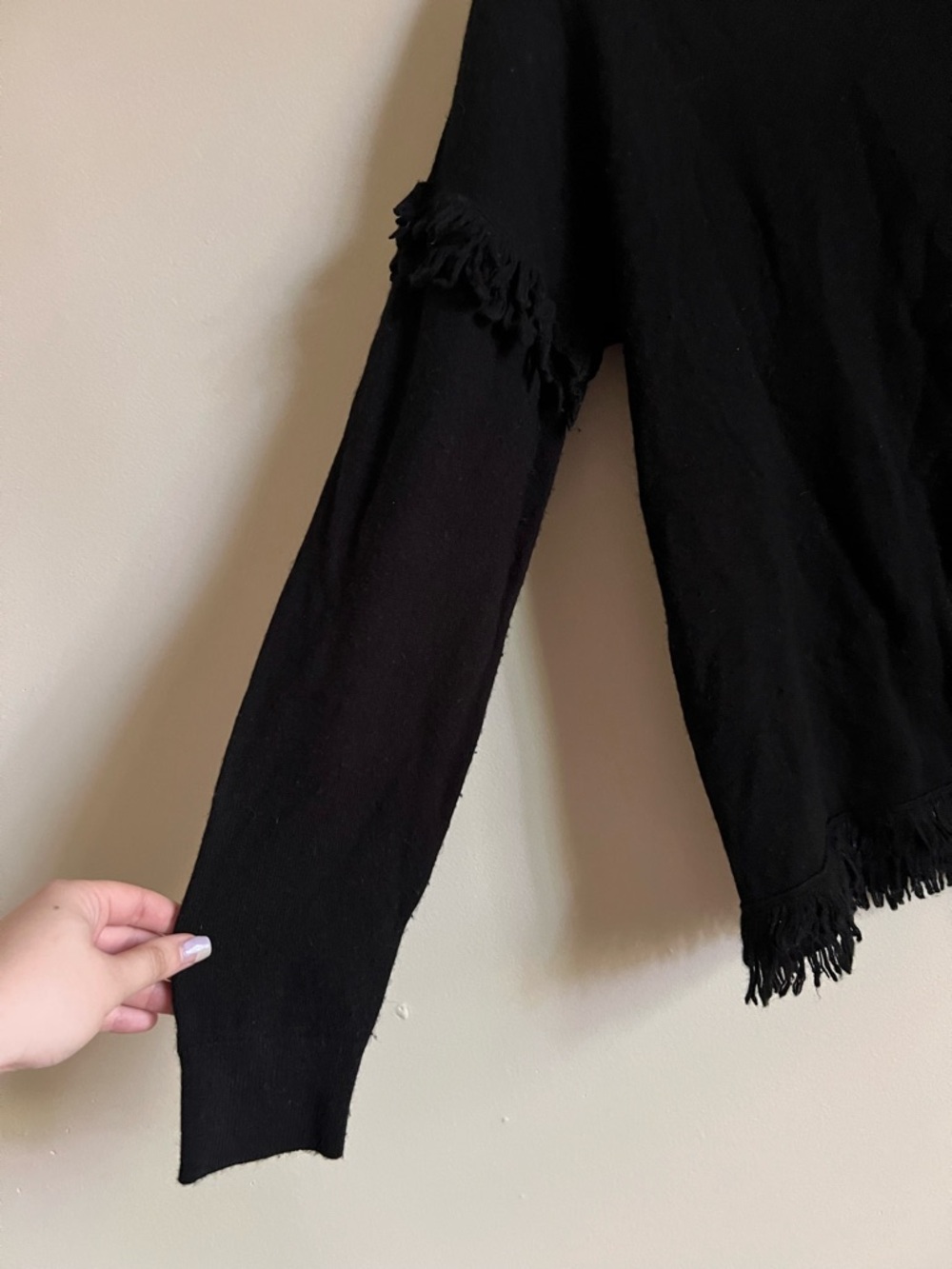 Vineyard Vines Woman’s Black Super Soft Cashmere Wool Blend Sweater Size Small - Picture 3 of 12